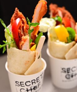 Csirkés wrapp zöldségekkel - MINI