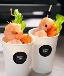 Cézár saláta grillezett garnélával