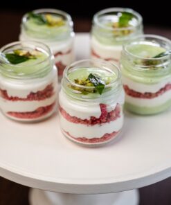 Bazsalikomos citrom mousse