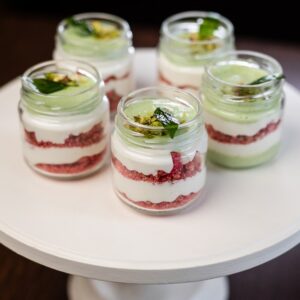 Bazsalikomos citrom mousse