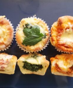 Mini pizza muffin (4 féle íz)