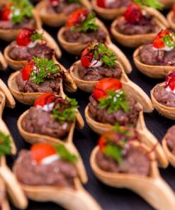 Tatárbeefsteak falatka