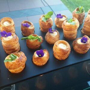 Mini kürtős kalács Tokaji habbal