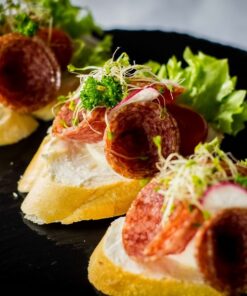 Téliszalámis szendvics